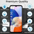 4 Pack Screen Protector for Samsung Galaxy A14 5G with 4 Pack Camera Lens Protector, Full Coverage Tempered Glass Film Anti-Fingerprint Case Frien...