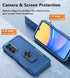 FNTCASE for Samsung Galaxy A15-5G Case: Dual Layer Shockproof Protective Cell Phone Cover with Magnetic Kickstand | Military Grade Drop Proof Prot...