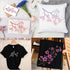 Cherry Blossom Flower Stencils for Painting on Wood Peach Blossom Branch Stencil A4 Template Paint Stencils for Painting on Wood Burning Art Craft...