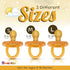SWEETIE Rubber Pacifier Natural Rubber Pacifier Rounded 1 Count Original Natural Rubber Pacifier (0-6 Small)...