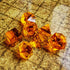 Bescon Crystal Clear (Unpainted) Sharp Edge DND Dice Set of 7, Razor Edged Polyhedral D&D Dice Set for Dungeons and Dragons Role Playing Games, Am...