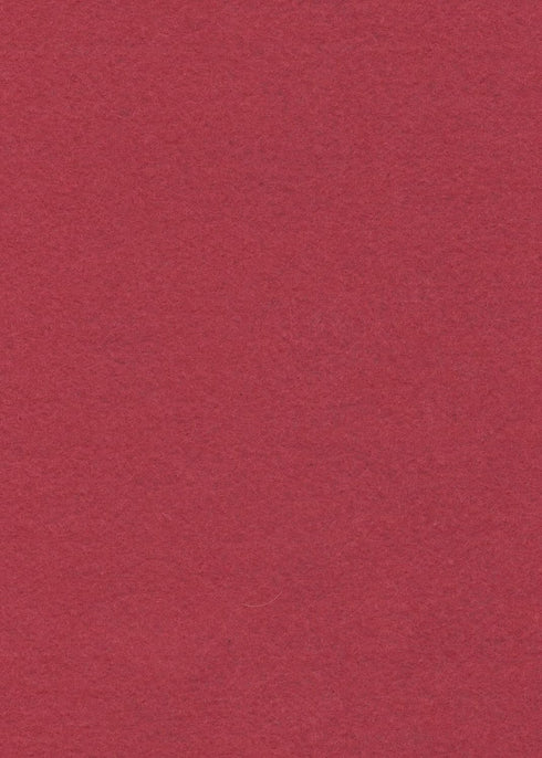 Strawberry Dream Pink Red - Wool Felt Oversized Sheet - 20% Wool Blend - 36 in x 36 in Sheet...