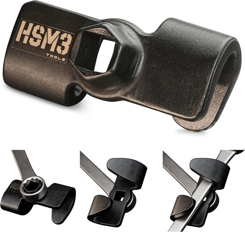 Universal Wrench Extender Adaptor - 1/2 Inch Drive and 21mm Hex Drive, Superior Leverage Mechanics Tool - Wrench Extension for Tight Reach, Stubbo...