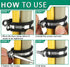 50PCS Cable Clamps with Screws Assortment Kit 7 Sizes—1/8" 3/16" 1/4" 5/16" 3/8" 1/2" 3/4" Stainless Steel Rubber Coated Cushioned Insulated Cable...