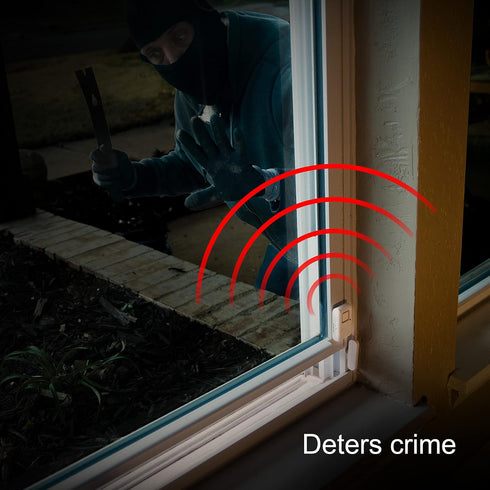 GE Personal Security Window and Door Alarm, 2 Pack, DIY Protection, Burglar Alert, Wireless Chime/Alarm, Easy Installation, Home Security, Ideal f...