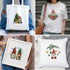 BEUNITONE 4PCS Christmas Gnomes Embroidery Kit Xmas Tree Stamped Cross Stitch Kit Snowflake Mistletoe Needlepoint Kit for Adult Beginner with Inst...