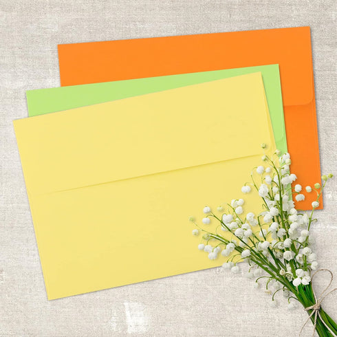 50 pack 4x6 Envelopes,A6 Invitation Envelopes 6.5 x 4.75 For 4x6 Cards- Peel & Press,Ideal for Invitations,Weddings,Parties,Greeting Cards,Photos(...