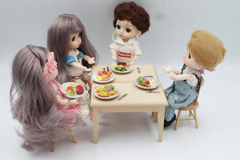 Lovely Mixed 5 Assorted Dollhouse Miniature Food,Tiny Food for Collectibles...