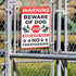 Beware of Dog Signs 2 Pcs 12 x 8 Inches Fence and Yard Warning Signs No Trespassing Beware of Dog Sign for Home Farm Garden Yard Garage, SPTE(Tinp...
