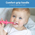 Dr. Brown's Infant-to-Toddler Toothbrush, Elephant, Pink, 0-3 Years...