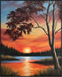 Posterizer 1 pcs- sunrise and sunset-landscape nature scene 5-Landscape & Nature Art-Floral Botanical Art- Decor for Home & Office- unframed wall ...