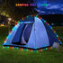 JMEXSUSS 200 LED Trampoline Accessories Solar Rope Lights, 66ft IP 65 Waterproof Solar Camping Lights Outdoor, 8 Modes Solar Trampoline Lights for...