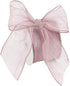 HUIHUANG Dusty Rose Wired Ribbon Crinkle Wire Ribbon 2.5 inch Wide Metallic Wired Wedding Ribbon for Gift Wrapping Basket Wreaths Bows Making Home...