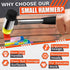 Small Rubber Mallet Hammer – 25 mm Lightweight Double-Sided Rubber and Plastic Head | Non-Slip Ergonomic Grip | Durable, Scratch-Free Tool for Jew...