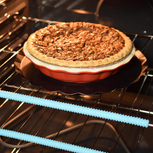 R&M International Non-Stick 12.25" Pie Drip Catcher and Oven Guard...