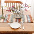 BOXAN Antique Southwestern Native Design Table Runner Cloth, Boho Cotton Geometric Striped Pattern Tribal Table Cover for Farmhouse Home Dinning L...