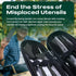 Portable Travel Silverware Set With Case, Includes 5 Pcs of Travel Utensils With Case, Stainless Steel Flatware Set For Camping, Easy to Travel, L...