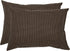 VHC Brands Kettle Grove Standard Pillow Case Set of 2 21x30 Country Primitive Bedding Accessory, Country Black...