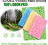 Cleaning Scrub Colored Sponge,Non-Scratch Kitchen Cellulose Dishwashing Sponge,16Pack Biodegradable Natural Sponge...