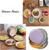 Wheat Straw Plates Lightweight Unbreakable Dinner Dishes Plates Set Dishwasher & Microwave Safe (Small 6 Pack 5.9')...