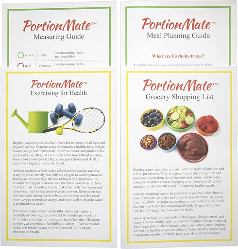 Plus - The Ultimate Bariatric Meal Prep Food Ring Set with Instructive Booklet Guides - Now Portion Control is Fast, Affordable and Accurate, (PMP...
