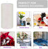 Zest Candle Pillar Candle, 3 by 6-Inch, Metallic White Glitter...