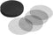 PATIKIL Flower Pot Hole Mesh Pad, 50 Pack 4 Inch Bonsai Plant Bottom Round Mat, Black...