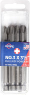 Mayhew Tools 19234-8 USA Phillips Power Bit, NO. 3 x 3.5", 8-Pack...