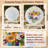KLOSN 4 Sets Embroidery Kit for Beginners, Sun Flower Ribbon Embroidery Patterns & Basic Embroidery Stitches Kits, Needlepoint Kits for Adults, Be...