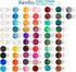 Renfio 100g Mica Powder Pigment, Metallic Natural Dye Mineral Pearl Shimmer Epoxy Resin Dye for Painting Soap Making Slime Bath Bombs 3.5 Oz - Min...
