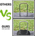 40 Pack 6 Inch Landscape Staples & 40pcs Fixing Gasket Sets, Garden Stakes Galvanized Steel Fabric Pins Heavy-Duty U Shape Sod Turf Pins for Groun...