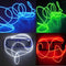 4 Pack - TDLTEK Neon Glowing Strobing Electroluminescent Wire/El Wire(Blue, Green, Red, White) + 3 Modes Battery Controllers...
