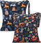 2pcs Cloth Diaper Wet Dry Bags Waterproof Reusable with Two Zippered Pockets Travel Beach Pool Daycare Soiled Baby Items Yoga Gym Bag for Swimsuit...