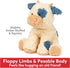 GUND Cozys Collection Cow, Stuffed Animal for Ages 1 and Up, Spring Decor Plush Toy, Cream/Blue, 10”...