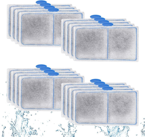 driamor 16 Pack Filter Cartridges for Top Fin EF-S Element and BF5 BETTAFLO Filter, Thickened Fish Tank Replacement Filters Cartridge with Zeolite...