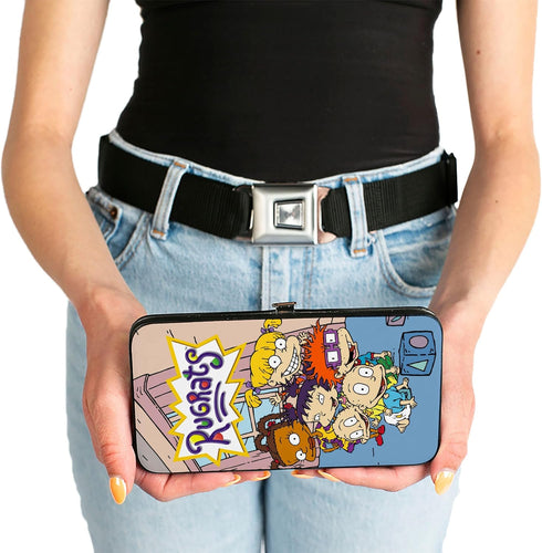 rugrats womens Buckle-down Hinge - Group Pose Wallet, Multicolor, 7 x 4 US...