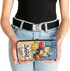 rugrats womens Buckle-down Hinge - Group Pose Wallet, Multicolor, 7 x 4 US...