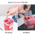 Alcedo Sharps Container for Home Use and Professional 1 Quart (3-Pack) | Biohazard Needle and Syringe Disposal | Small Portable Container for Trav...
