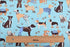 Hanjunzhao Cute Animals Cat Dog Fat Quarters Fabric Bundles 18 x 22 inch for Quilting Sewing Crafting...