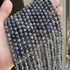6MM 60PCS Natural Labradorite Gemstone Energy Crystal Healing Power Spacer Loose Beads for Jewelry Making DIY Bracelet 15 Inches 1 Strand A Grade...