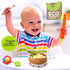 NutriChef Bamboo Baby Feeding Bowl - Wooden Infant Toddler Dish and Spoon Set w/Silicone Suction Base for Stay Put Eating, For Children Aged 4-72 ...