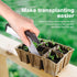2 Pcs Seedling Transplant Tongs- 6.7 Inch Stainless Steel Gardening Plants Transplant Tongs- Seedling Remove Transplant Pliers for Reducing Root D...