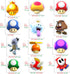 Mushroom Fridge Magnet (12 Pack) Funny Magnet Super Game Bumper Office Cabinets Decoration Fridge Metal?Magnet Flexible Reusable Magnetic Vinyl...