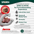 Sporn Durable Marrow Wishbone Dog Chew Bones for Aggressive Chewers, Jerky Flavor Dog Chew Toys for Large Dogs, Gluten-Free & Non-Toxic, Medium/La...