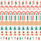 AnyDesign 82Ft Boho Christmas Bulletin Board Borders Xmas Tree Santa Snowman Rainbow Self-Adhesive Trim Border Stickers for Xmas Winter Party Home...
