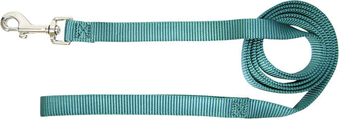 Hamilton Pet & Equine Hamilton 4-Feet Long Single Thick Deluxe Nylon Lead with Swivel Snap, 5/8-Inch, Teal...