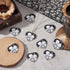 KitBeads 20pcs Heart Shaped Skull Charms Couple Kissing Skeleton Charms Star Moon Dark Night Celestial Black Heart Charms for Jewelry Making Bulk...