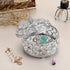 Hipiwe Crystal Mirrored Jewelry Box - Jewelry Trinket Organizer Treasure Box Home Decor Ring Earrings Necklace Storage Holder Chest Keepsake Box,B...