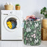 LANGYASHAN Laundry Basket Canvas Fabric Collapsible Organizer Basket for Storage Bin Toy Bins Gift Baskets Bedroom Clothes Children Nursery Hamper...