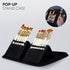 ARTIFY 15 Pieces Paint Brush Set, Intermediate Series, Includes Pop-Up Carrying Case with Palette Knife and 2 Sponges, for Acrylic, Oil, Watercolo...